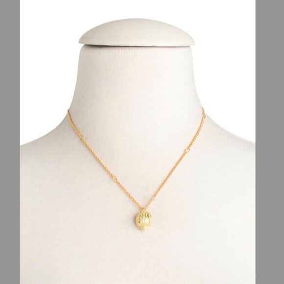 KURT GEIGER LONDON Signature Green Enamel Eagle Short Pendant Necklace - Picture 5 of 5